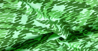 Yeşil ipek kumaş, soyutlama, telif hakkı baskısı, askeri kamuflaj kumaşı, tasarımlarınız askeri, tasarım, doku