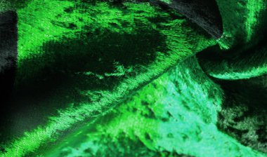 Yeşil kadife kumaş, kalın ipek kumaş, pamuk ya da naylon bir tarafı kalın, kısa bir yığın. Doku, arkaplan