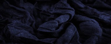 Kaba koyu mavi yün kumaş. Uzun, dayanıklı, kalın iplikli koyunlar, özellikle senin tasarımına uygun. Farklı büyük kuzu türleri gibi. Desen arkaplan deseni