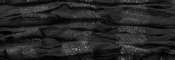 Texture Contexte Contexte Tissu Transparent Noir Avec Lignes Imprimées — Photo