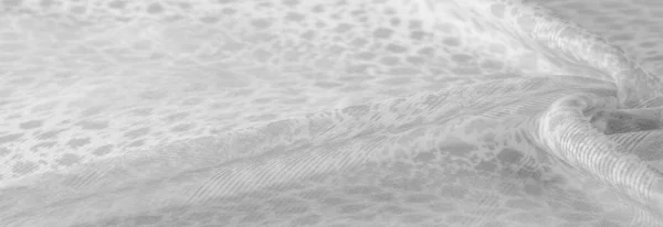 Біла Шовкова Тканина Текстильна Його Властивості Відрізняються Від Тканого Матеріалу — стокове фото