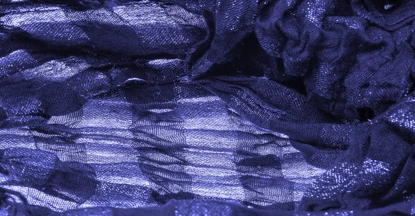 Textura Tejido Azul Oscuro Fondo Decorativo Para Fiesta Real Femenina — Foto de Stock