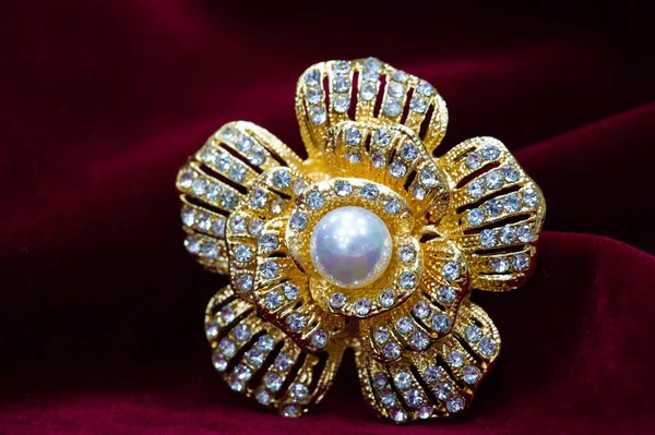 Women Brooch Accentuate Classic Glamor Our Edition Women Brooches Embodying — Stock Photo, Image