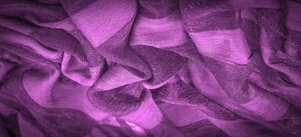 Silk Fabric Magenta Colors Soft Touch Material Available Rainbow Colors — 图库照片