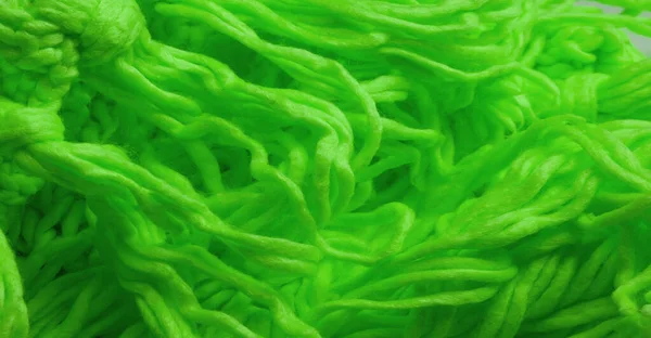 Lenço Malha Verde Malha Grande Robusta Cachecol Artesanal Inverno Lindo — Fotografia de Stock
