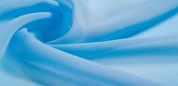 Blue Aquamarine Silk Fabric Perfect Your Designs Accents Wallpapers Posters — Stock Photo, Image