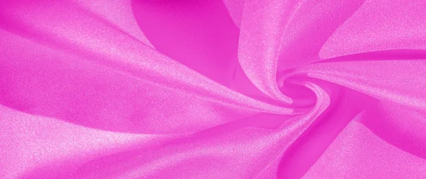 Шелковая Розовая Ткань Креп Атлас Спине Является Отличным Материалом Дизайна — стоковое фото