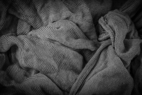 Doku Geçmişi Geçmişi Siyah Beyaz Kumaş Doku Tekstil Kumaş Malzeme — Stok fotoğraf