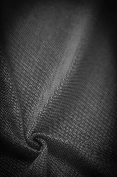 Textura Pozadí Pozadí Černá Bílá Látka Tkáň Textil Látka Web — Stock fotografie