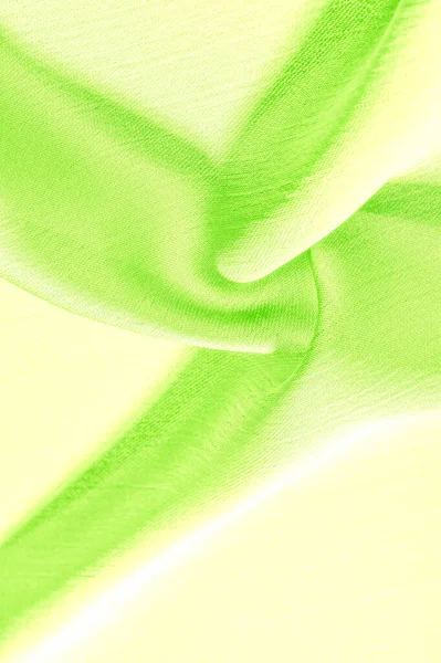 緑の絹織物 なめらかなマット仕上げです デザインからプロジェクトまで この豪華なファブリックを使用してください パターン — ストック写真