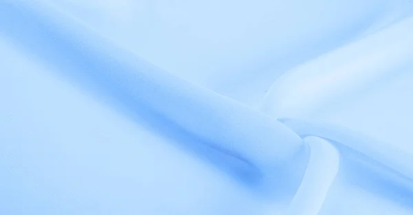 Lichtblauw Zijden Polyester Achtergrond Van Aqua Kleur Zijde Stof Gestructureerde — Stockfoto