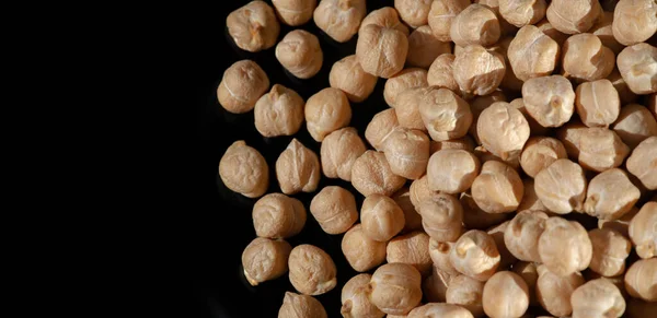 종류가 Gram Bengal Gram Garbanzo Pea 이집트 Egyptian Peas 다양하게 — 스톡 사진