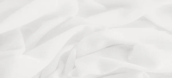 White Cloth Abstract Background Luxury Fabric Liquid Silk Texture Waves — Stock Photo, Image