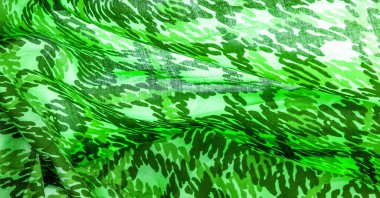 Yeşil ipek kumaş, soyutlama, telif hakkı baskısı, askeri kamuflaj kumaşı, tasarımlarınız asker, tasarım