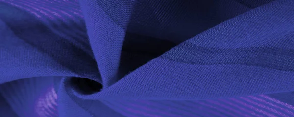 Шелковая Ткань Лазурно Голубая Ярко Голубая Безоблачное Небо Текстура Фон — стоковое фото