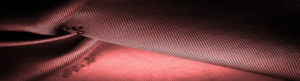 Pek Kumaş Kırmızı Sienna Ince Desen Çizgiler Renkler Gölgelerin Birleşimi — Stok fotoğraf