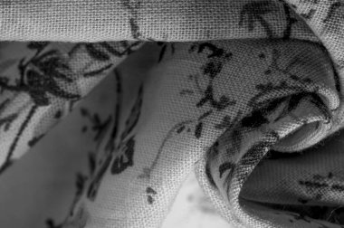 Çiçek desenli beyaz pamuk kumaş. Bağımsız sanatçılardan ve ikonik markalardan çiçek resimleri al. Doku, arkaplan, desen,