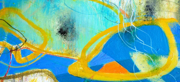 Abstraktion Kunstvoll Mischen Leinwandoberfläche Wandzeichnungen Breiter Pinsel Ölmalerei Farbige Textur — Stockfoto