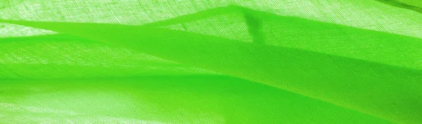 Zelená Hedvábná Textura Zelená Jemná Zrnitost Desktopový Produkt Pohled Displej — Stock fotografie