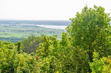 Yaz fotoğrafı: Avrupa 'nın manzarası, çayır ağaçları sonbahar renklerine hazırlanıyor