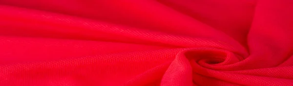 Algodón Rojo Fondo Abstracto Tela Lujo Textura Seda Líquida Ondas —  Fotos de Stock