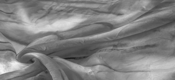 Черно Белая Ткань Полосками Серых Пятен Белом Фоне Абстрактный Дизайнер — стоковое фото