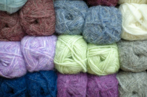 Woolen Threads Knitting High Quality Wool Cotton Yarns You Can — Stock Photo, Image