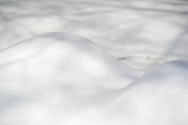 Beautiful Snow Texture Consists Individual Ice Crystals Grow Suspended Atmosphere — Stock Fotó