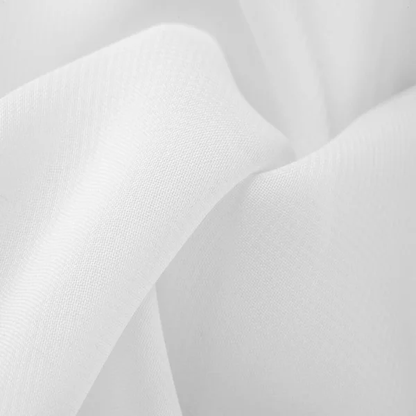 White Silk Polyester Background Ghost White Silk Fabric Textured Background — Stock Photo, Image