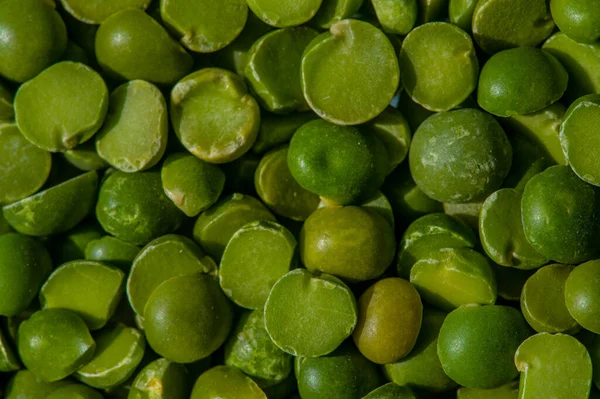 Dried Green Peas Dried Peas Also Good Source Vitamins Folate — Fotografia de Stock