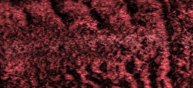 Velvet. Plush. Deep red. fabric with an even pile, longer and less dense than velvet. Expensive or spectacularly luxurious. luxuriously furnished, rich, dear
