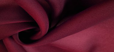 Silk red fabric. Ruby-silk fabric, lightweight silky and comfortable creates a durable silky drape as well as versatility, making it suitable for a wide variety of design applications