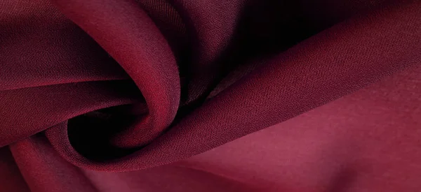 Silk Red Fabric Ruby Silk Fabric Lightweight Silky Comfortable Creates — 스톡 사진