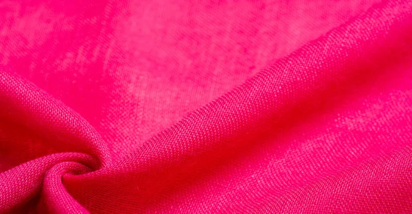Tecido Seda Vermelho Grunge Textura Superficial Com Grãos Finos Corando — Fotografia de Stock