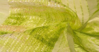 ipek kumaş, yeşil-kahverengi, soyut arka plan kumaşı veya sıvı dalga veya grunge ipek kumaş kıvrımlı kadife kumaş veya lüks Noel arkaplanı veya zarif duvar kağıdı tasarımı