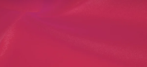 Яскраво Червоний Шовковий Шифон Мерехтливий Вітрі Ромашка Сяє Рубіновий Гладка — стокове фото
