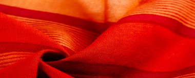 fabric red-burgundy, with a print of yellow lines. wine from Burgundy fabric color Texture. Background.