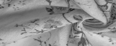 Çiçek desenli beyaz pamuk kumaş. Bağımsız sanatçılardan ve ikonik markalardan çiçek resimleri al. Doku, arkaplan, desen,