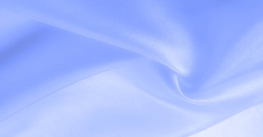 Mavi ipek kumaş, pürüzsüz mavi ipek ya da lüks saten kumaş, düğün arka planı olarak doku. Lüks arka plan tasarımı. Retro biçimi.