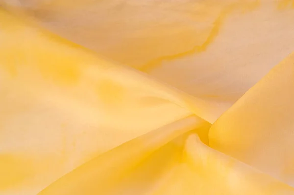 Pastel Bej Sarı Tonlarda Ipek Kumaş Sepia Pastel Sarı Kremsi — Stok fotoğraf