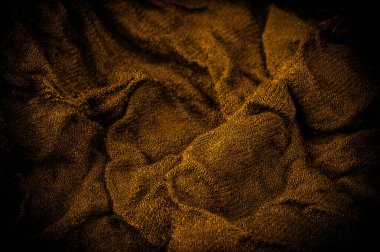 Kaba koyu sarı yün kumaş. Uzun, dayanıklı, kalın iplikli koyunlar, özellikle senin tasarımına uygun. Farklı büyük kuzu türleri gibi. Desen arkaplan deseni