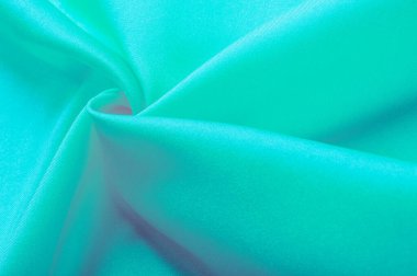 Bright turquoise silk chiffon, fluttering in the wind like a daisy, shines like heaven. Smooth hand of this satin-faced chiffon blends perfectly with your design ideas