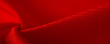 Kırmızı ipek kumaş, yakut rengi ipek kumaş, doku arka planı, makro. soyut tasarım.