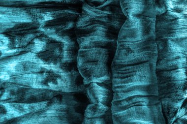 Mavi kumaş. İnce organzalı ipek kumaş, panter desenli, buruşuk desenli. Geçmişi. Şablon.