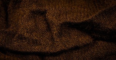 Kaba koyu sarı yün kumaş. Uzun, dayanıklı, kalın iplikli koyunlar, özellikle senin tasarımına uygun. Farklı büyük kuzu türleri gibi. Desen arkaplan deseni