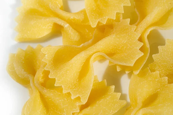Macaroni Farfalle Italian Type Pasta Commonly Known Bow Tie Pasta — 스톡 사진
