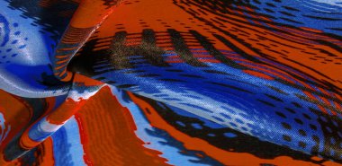 İpek kumaş arka planının dokusu soyut bir resimdir, bu iskelet izi yaratıcılığınızın tasarımı ve aksanları için mükemmeldir. Renkler arasında mavi mor bej yer alıyor 