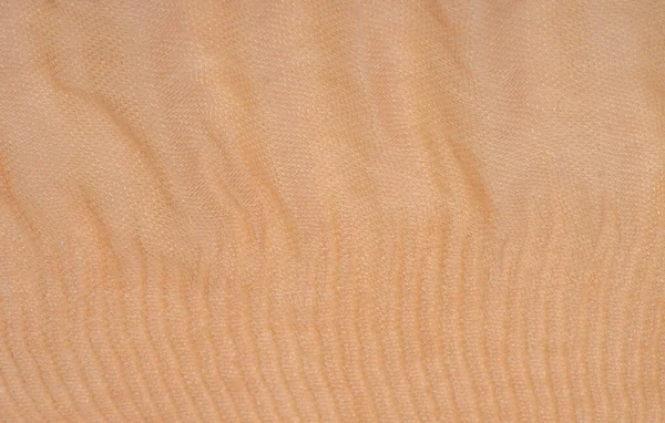 Beige Wellpappe Seide Zerkleinert Stoff Für Ihre Projekte Textur Hintergrund — Stockfoto