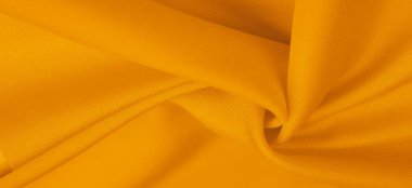 Yellow silk fabric. Dark amber silk satin. Suitable for: your design, accessories. Clothes - sari, wedding. Wallpapers and posters. Beleth invitation. You made the right decision. A good choice