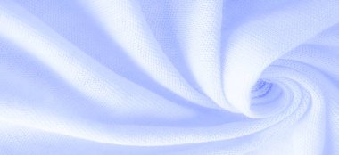 Mavi kumaş, lüks kumaşın soyut arkaplanı ya da dalgaların sıvı ipek dokusu ya da dalgalı kıvrımlar. arka plan ya da zarif duvar kağıdı tasarımı. Pamuk dokusu, doğal kumaş ve boya.